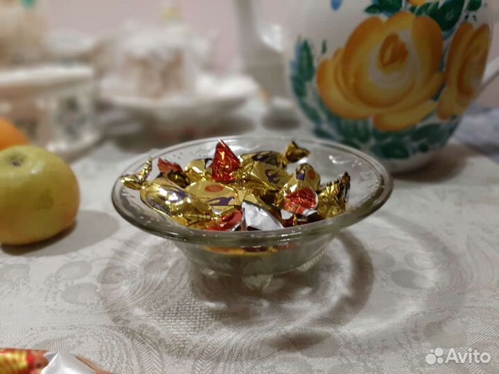 Конфетница вазочка стекло СССР