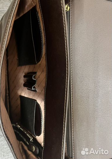 Мужской кожаный портфель