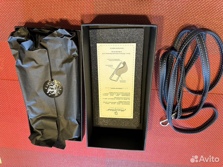 Брендовый кожаный чехол iPhone13 pro max