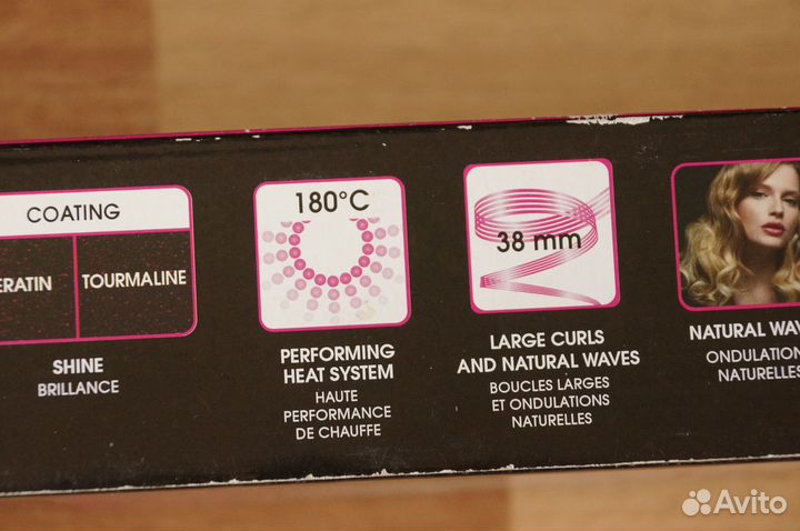 Стайлер rowenta 38 мм