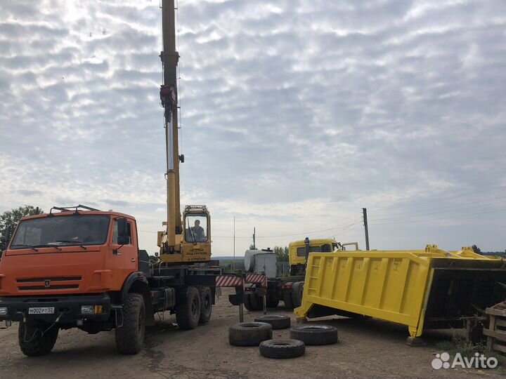 Аренда и услуги автокрана, 25 т, 21.7 м, с гуськом 9 м