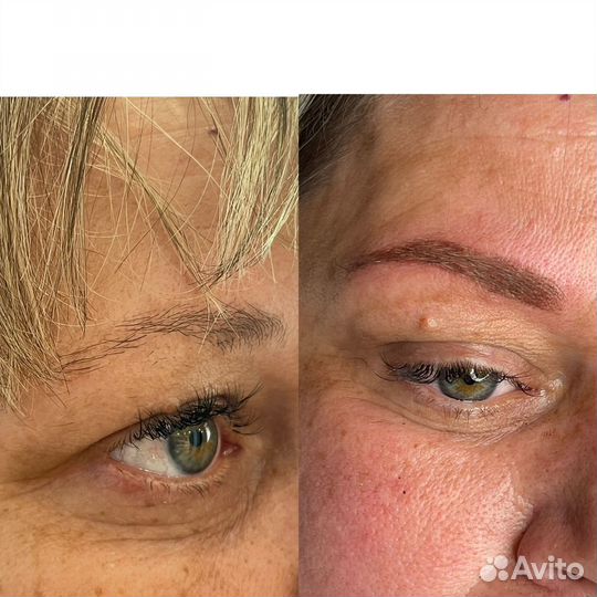 Перманентный макияж бровей и губ