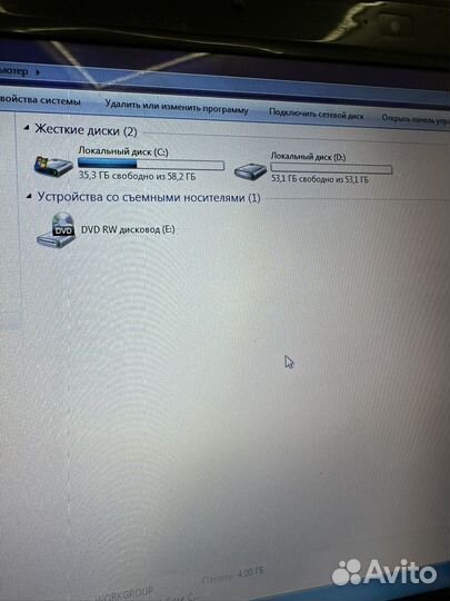 Asus K50IJ 2 ядра 4 гб SSD 120gb