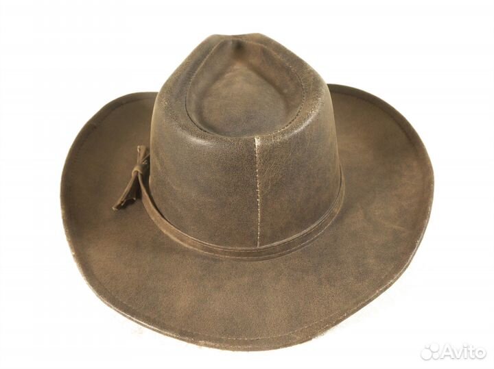 Шляпа мужская ковбойская Мексика кожа 