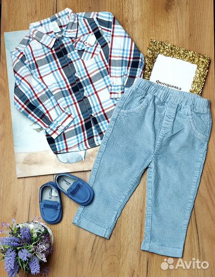 Рубашка, брюки на мальчика 80 см