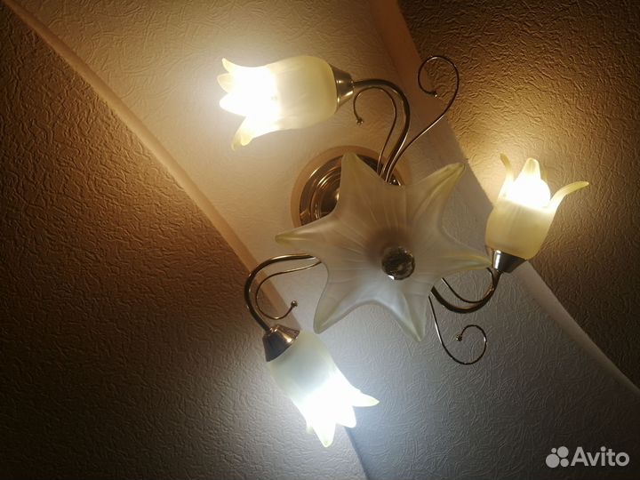 Люстра потолочная бу