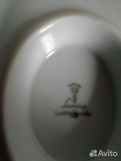 Соусница с блюдцем фарфор Германия