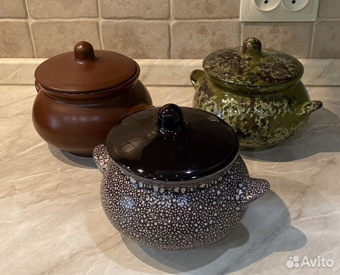 Горшочки, пиалы, посуда