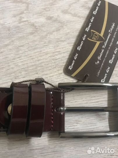 Мужской кожаный ремень