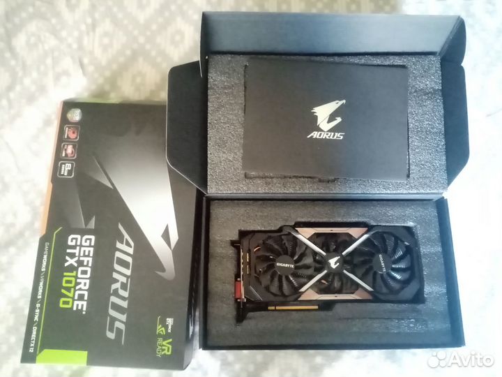 Видеокарта gigabyte GTX 1070