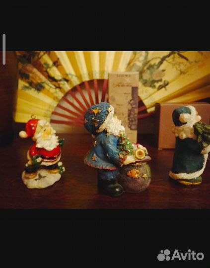 Фигурки гномов новогодние