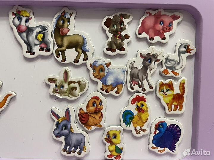 Мягкие магниты Конструктор Кубус.Учись считать