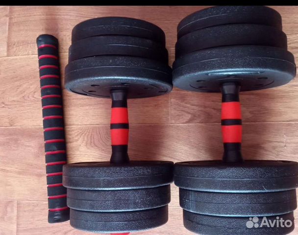 Продам гантели по 10 кг 2 шт