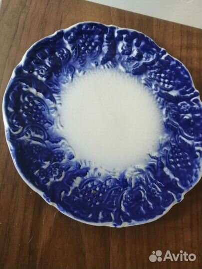 Стройфаянс редкие рельефные 4 тарелочки