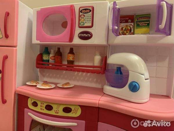 Кухня для барби со светом и звуком