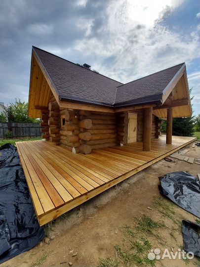 Кровля на сруб