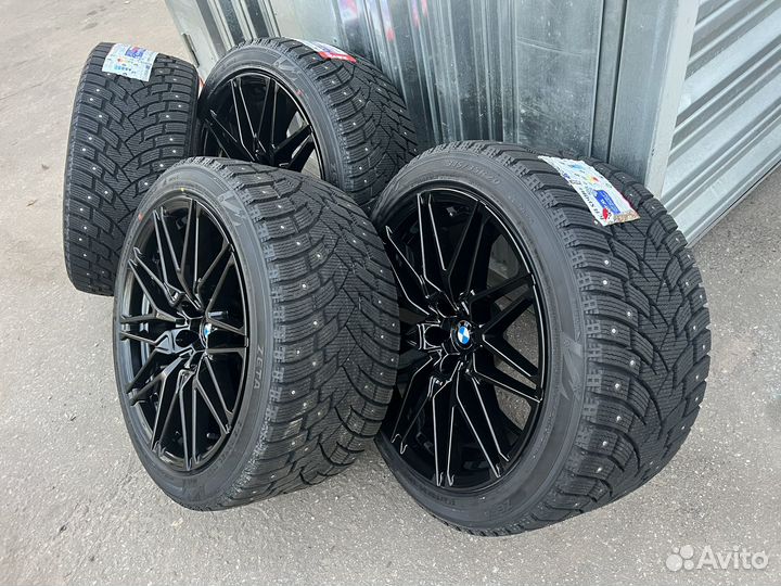Колеса R20 зимние шипованные для X5 F15, X6 F16