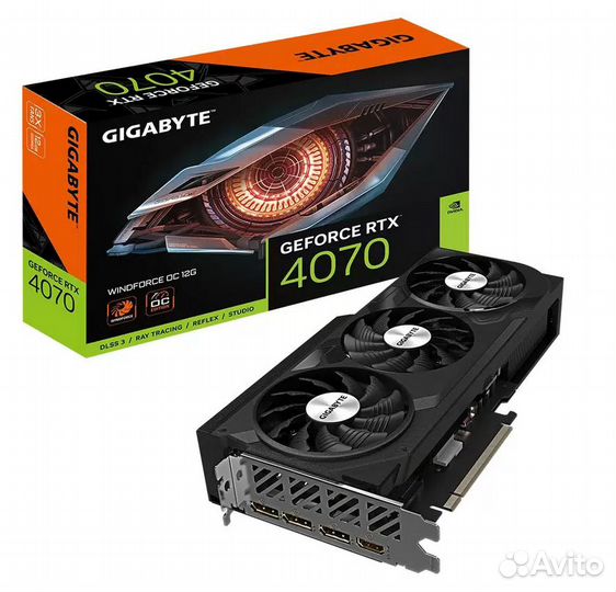 Видеокарта Gigabyte nvidia GeForce RTX 4070 windfo