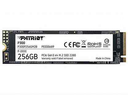 SSD накопитель Patriot P300 256 гб, M.2, P300P256G