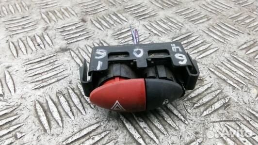 Кнопка аварийки renault master 3 (64O16I501)