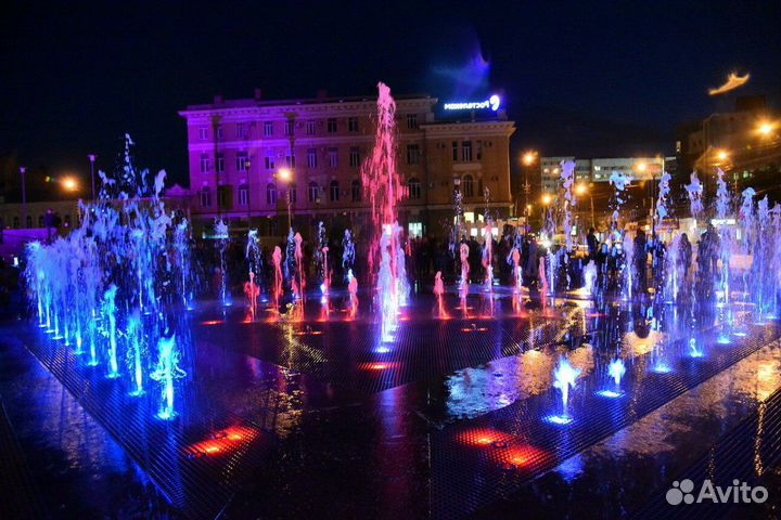 Пешеходный фонтан