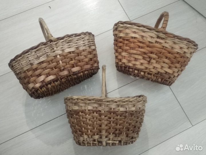 Корзинка плетёная СССР