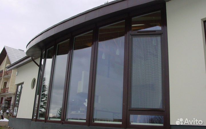 Алюминиевые окна под ключ