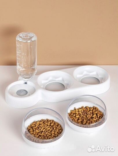 Миска для кошек с автопоилкой