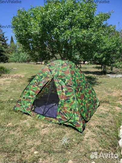 Палатка 3-х местная. Автоматический каркас