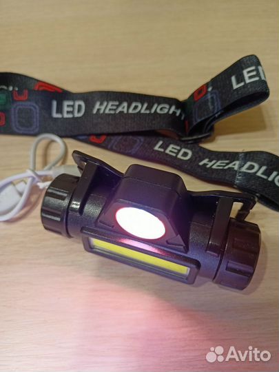 Мощный налобный фонарь