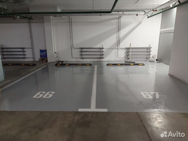 Промышленные полы для машиномест в подземном паркинге