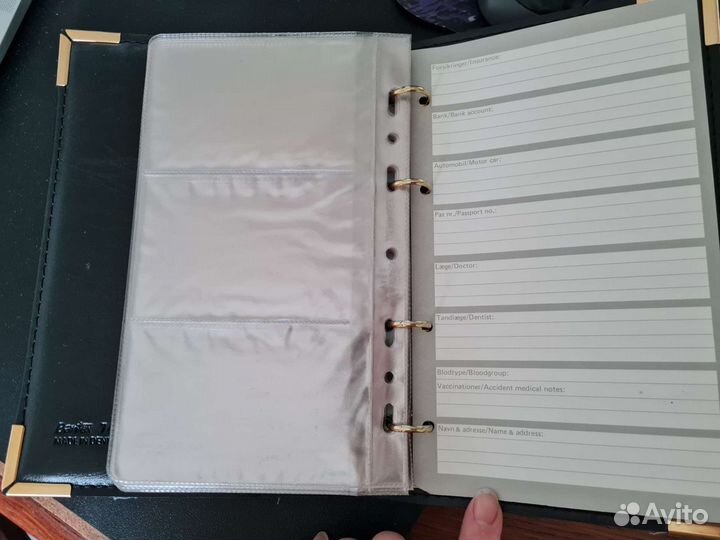 Визитница Bantex на 180 шт. Дания