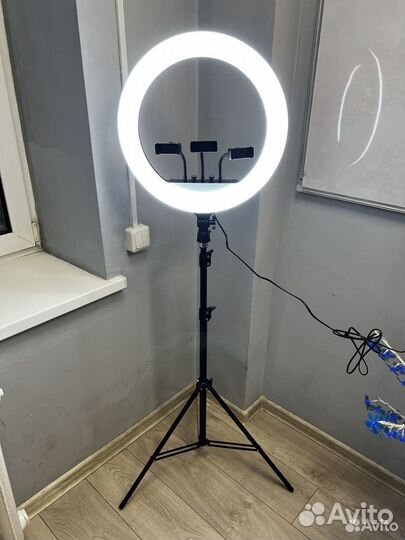Кольцевая лампа 54 см профессиональная, гарантия