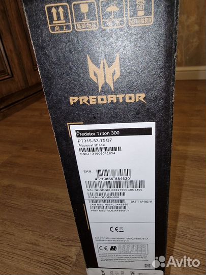 Игровой ноутбук Acer Predator Triton 300 Новый