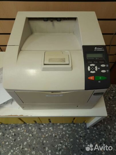 Принтер лазерный б/у Kyocera FS-3900dn с пробегом
