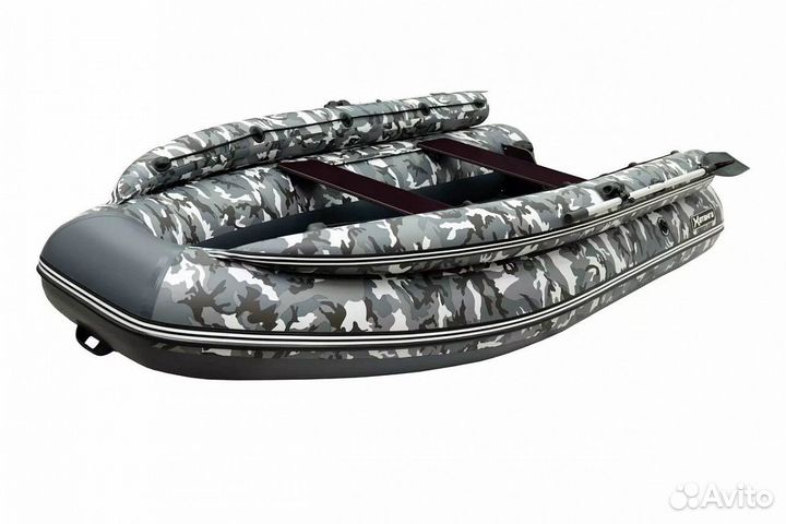 Лодка пвх sibriver хатанга PRO-390 нднд фальшборт