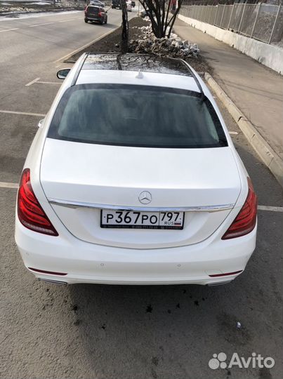 Аренда авто на свадьбу Mersedes S-class W222 Long