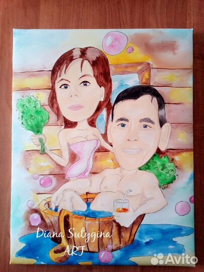 Портреты и шаржи по фотографии