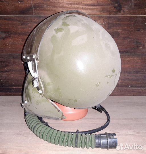 Лётный авиационный шлем военного пилота Зш-3б