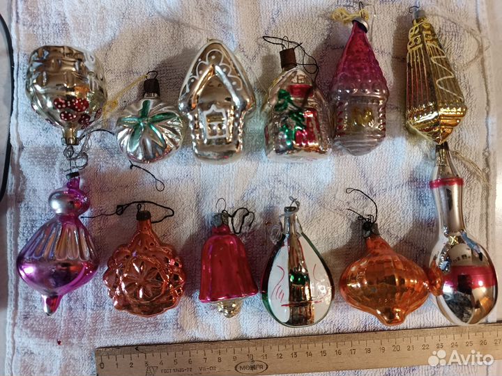 Елочные игрушки ретро СССР