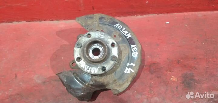 Рено логан кулак передний левый Renault Logan 1.6