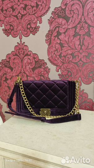 Сумка велюр новая