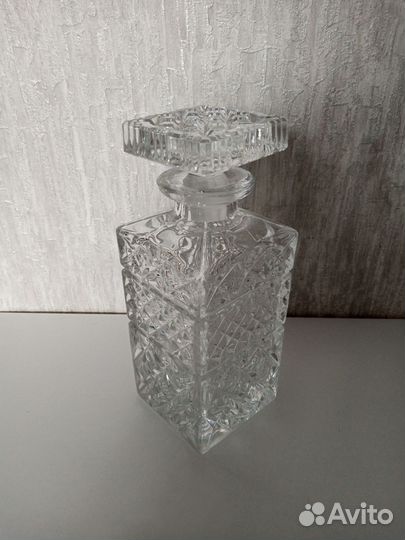 Графин хрустальный богемия СССР(штоф)