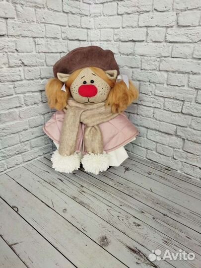 Интерьерная текстильная кукла Олени