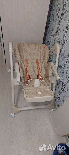 Детский стульчик для кормления happy baby