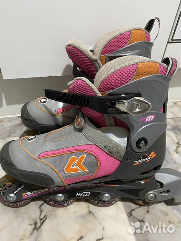 Роликовые коньки раздвижные 35 38