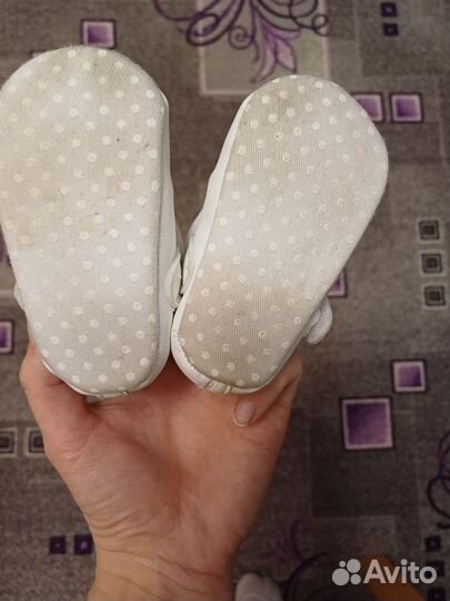 Пинетки для девочки нарядные