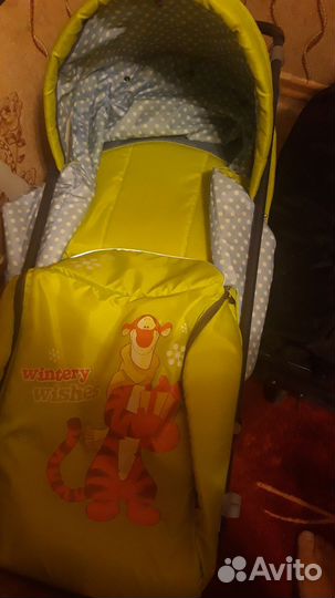 Детские санки коляска