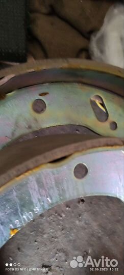 Тормозные колодки задние на газель