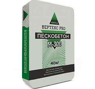 Смесь сухая цементно-песчаная Вертекс PRO M-300 40